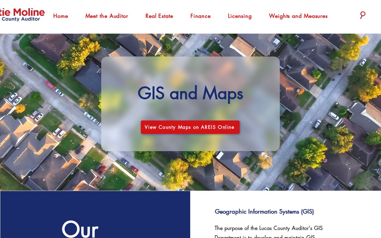 Toledo street directory Auditor GIS resources